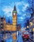Paint by Numbers Kit for Adults - London Cityscape Paint by Number on Canvas Without Frame, DIY Acrylic Painting for Ideal Gift Home Wall Decor